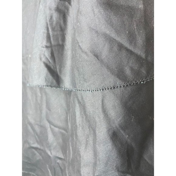 Talbots women's 10 black tiered sleeveless shift knee length cotton dress NWT - Picture 3 of 7